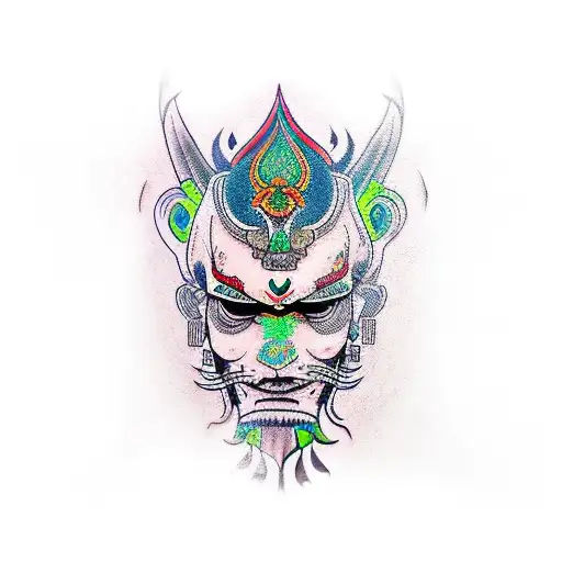 Yakuza Tatto Using Indian Traditional Style