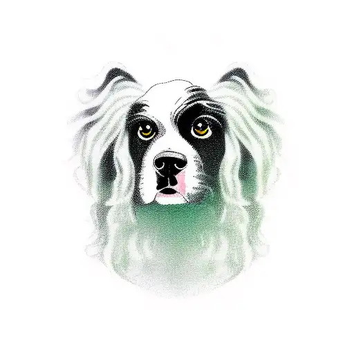 Dog English Springer On Arm