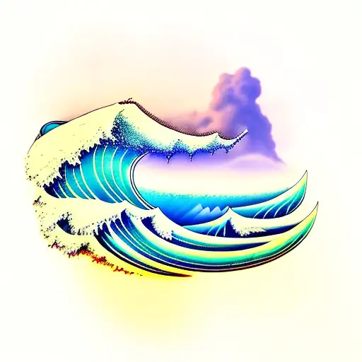 Ocean Waves With Beach