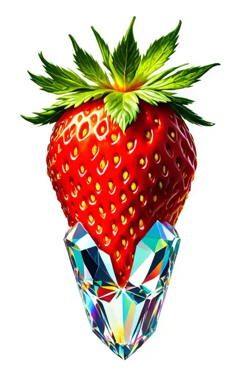 Strawberry With Gem Seeds