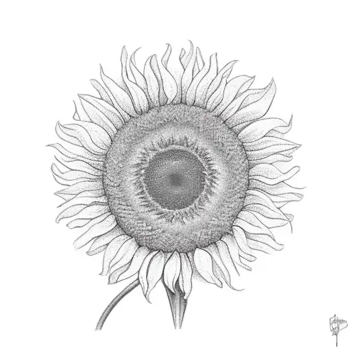 Red And Yellow Sunflower