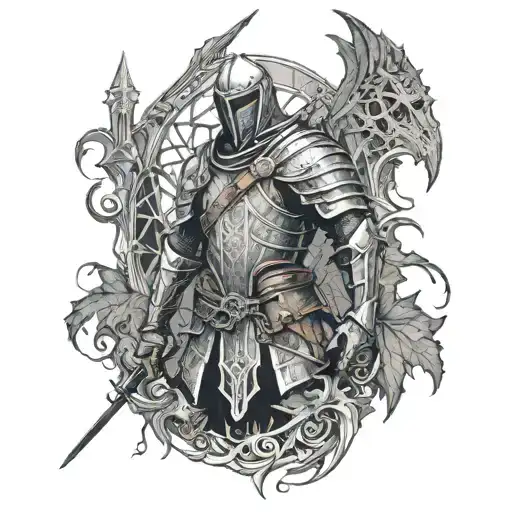 Arcangel Combined With Dark Souls