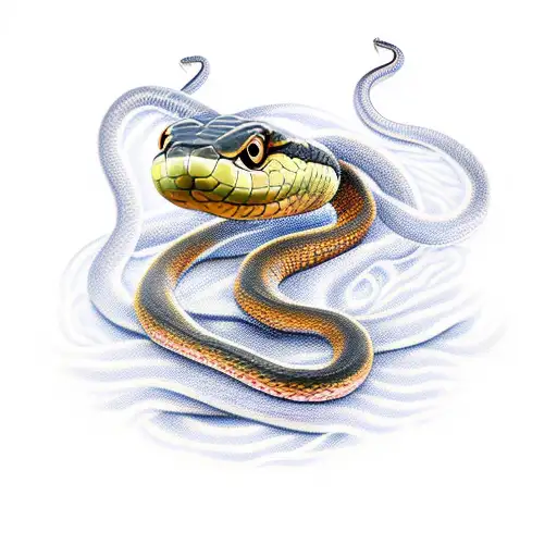 Snake With Smoke