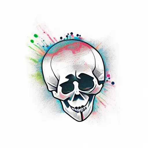 Skull With Text Mcm