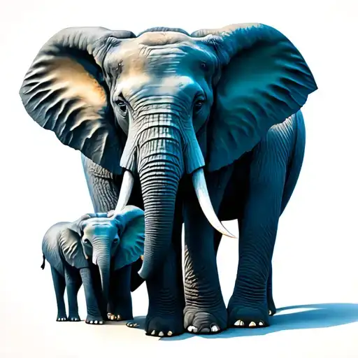 Elephant Family Members