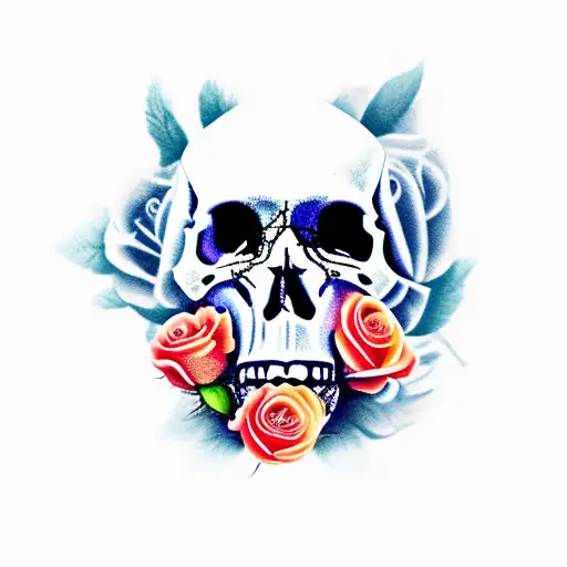 Skull And Roses