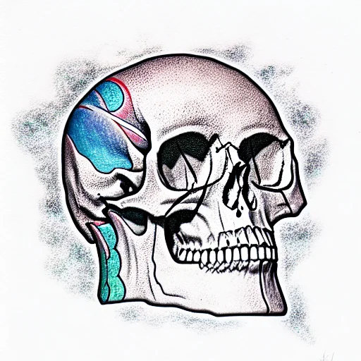 Skull With Top Hst