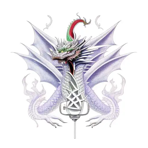 Dragon Smoking Weed In A Car