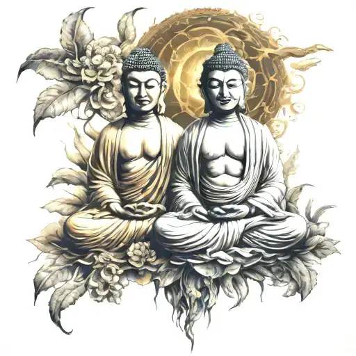 Buddha And Jesus