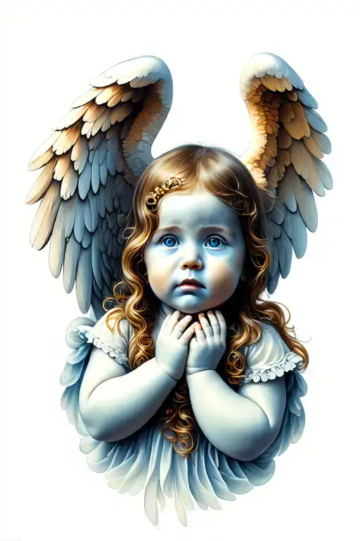 Baby Hands And Angel Wings