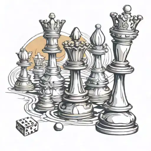 King Chess Piece Dedicated To Dad