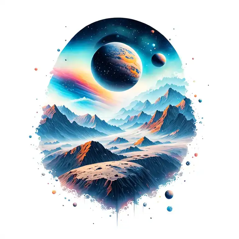 Mountains And Planets