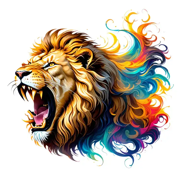 Lion Roaring