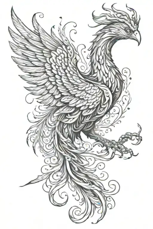 Spiral Phoenix Rising