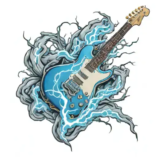 Guitar And Lightning