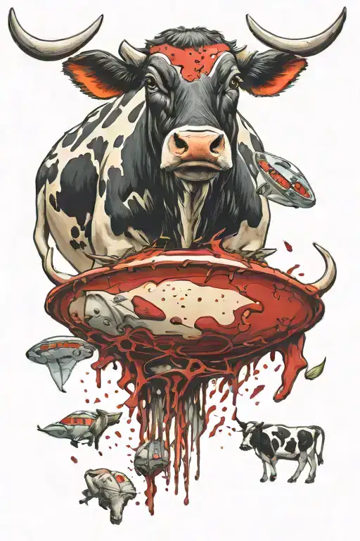 Ufo And Cow Bloody Flex