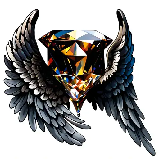 Diamond With Wings