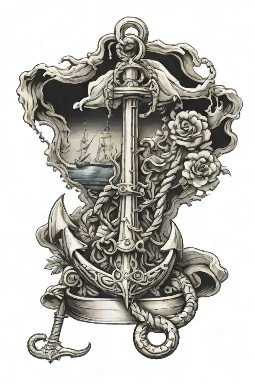 Anchor And Marling Around It