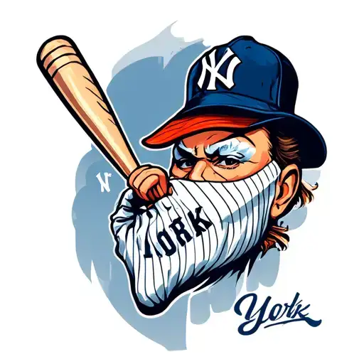 Cartoon Newyork Yankee