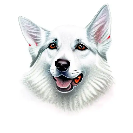 White Swiss Shepherd My Baby Frida