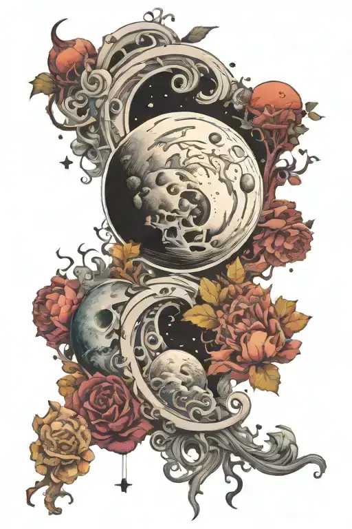 Cresent Moon Surrounded