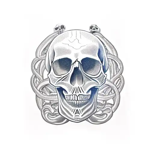 Skull Figure 8 Serpent