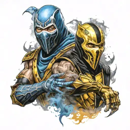 Mortal Kombat Scorpion And Subzero