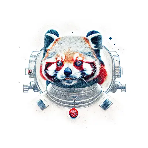 Astronaut Red Panda