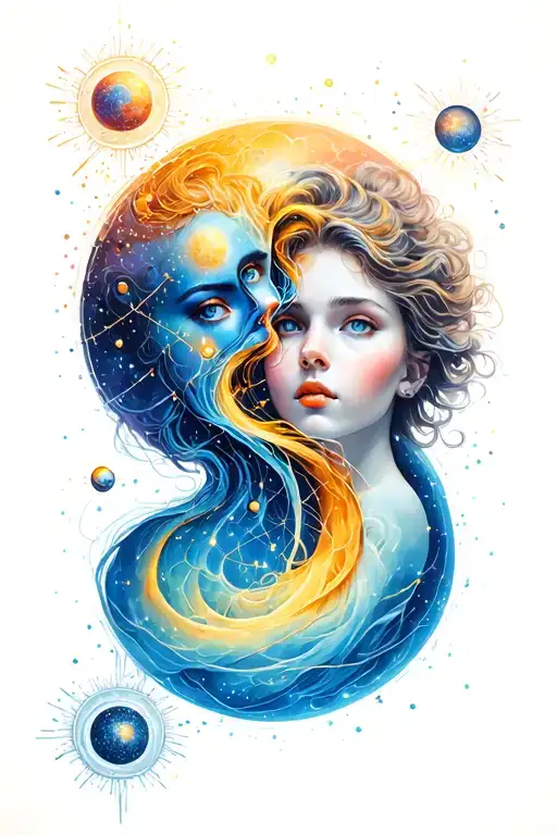 Aquarius Constellation Merging Together