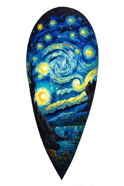Starry Night Painting
