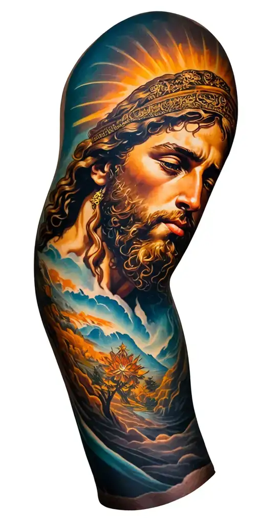 Christian Sleeve With Amazing Detail