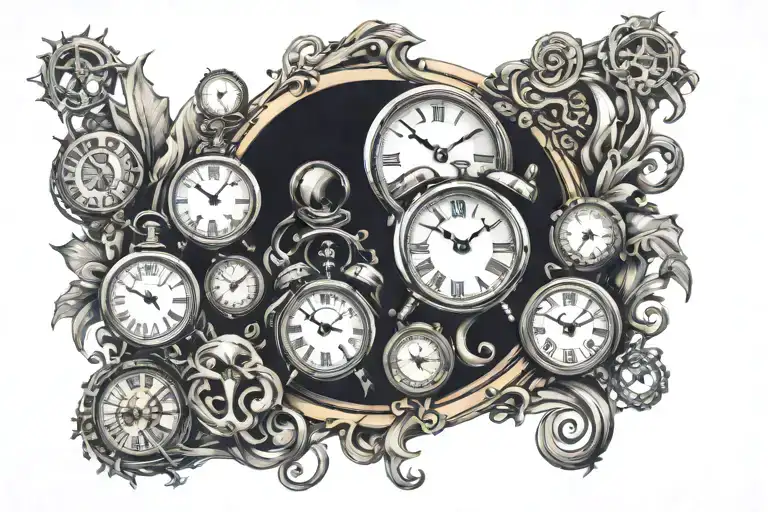 Clock Surrounded