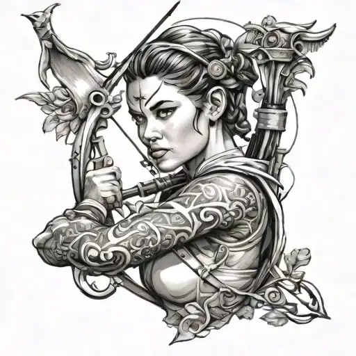 Sagitarious Female Archer
