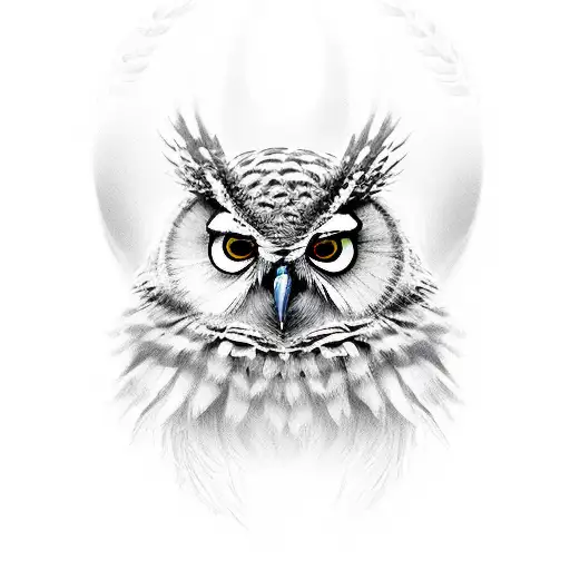 Owl Drawn By Salvador Dali