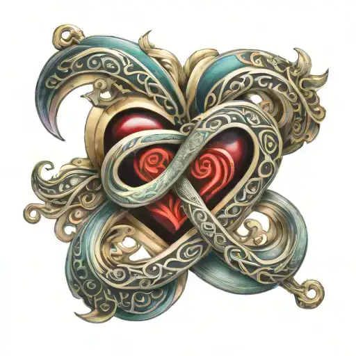 Infinity Symbol With Heart