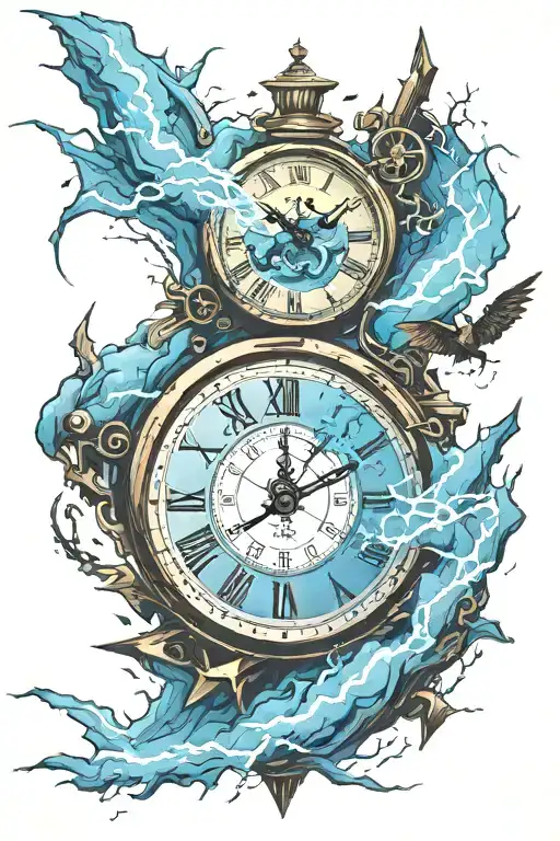 Lightning Strikes Clock