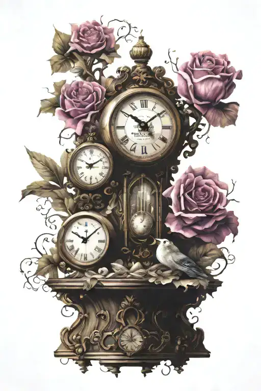 Time Clock Past Clock Present Clock Future