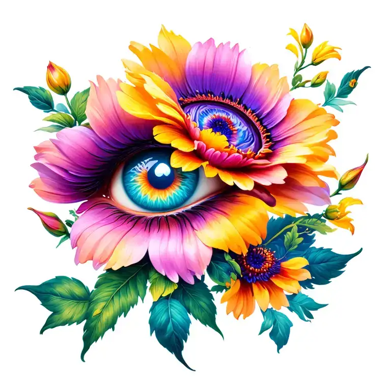 Evil Eye Flowers Blooming