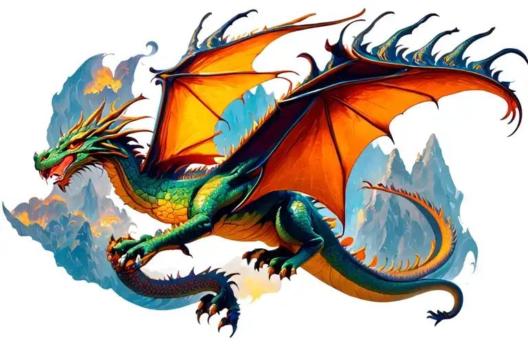 Dragon Flying