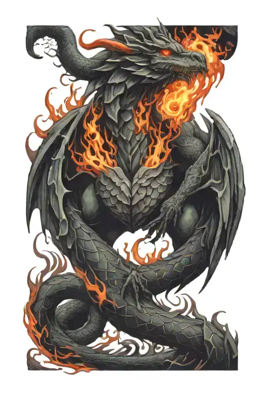 Lilith Dragon Breathing Fire