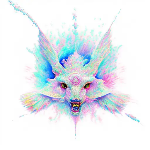 The Word Faith In Pink Water Color