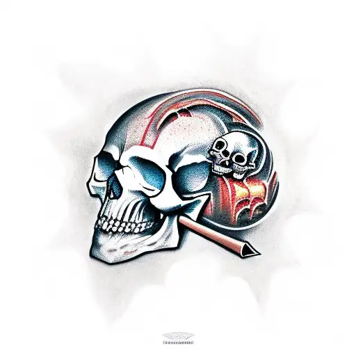 Skull And Flesh Angel