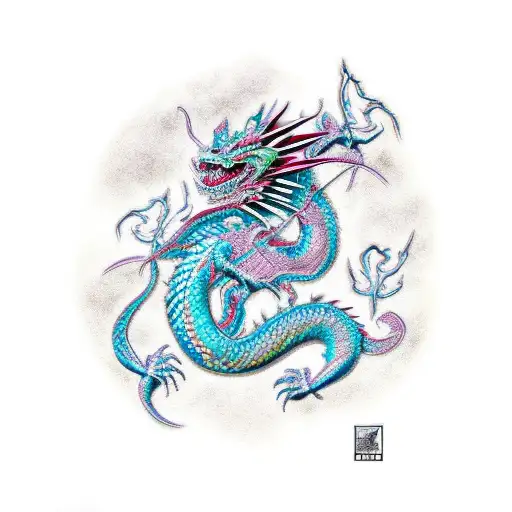 Dragon With Unique Scales