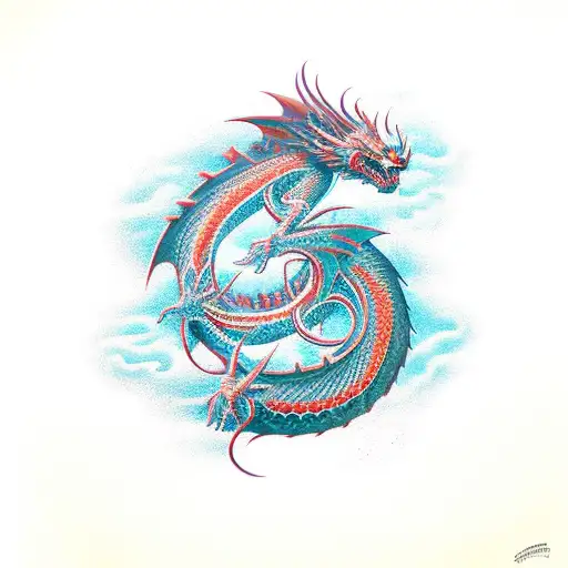 A Gothic Font Forming The Shape Of A Majestic Dragon