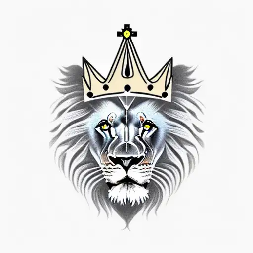 Lion With Crown