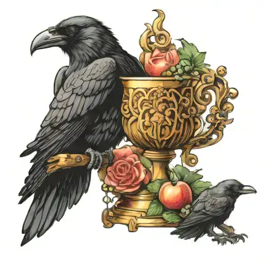 Crow And Chalice And Bento Saint