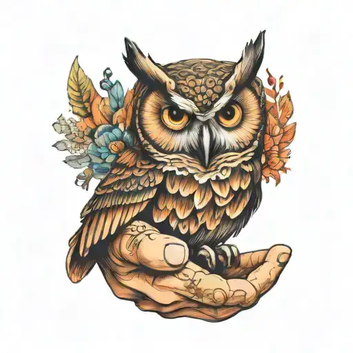 Owl On Hand