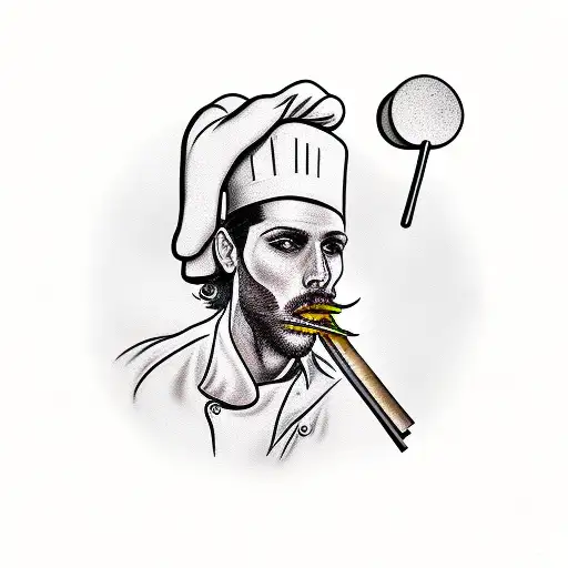 Chef Smoking Weed