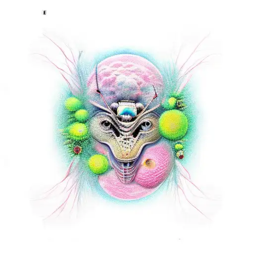 Insects With A Full Moon Mannequin