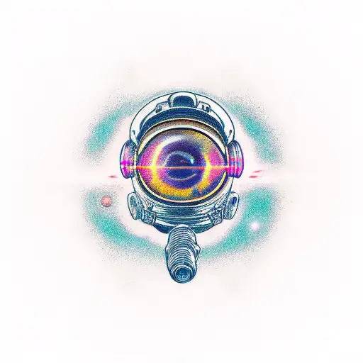 Motorcycle Astronaut Blackhole